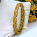 Trendsetting Gold Plated Twisted Bangles For Girls