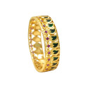 South Indian One Gram Gold Broad Mango Bangle