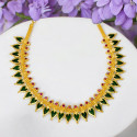 Elegant Kerala Traditional Gopi Design Necklace