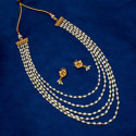 Exquisite Gold Plated Pearl Mala