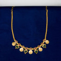 Kerala Traditional Lakshmi Kasu Green Palakka Necklace