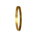 Trendy Gold Plated Plain Medium Bangles