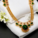 Exquisite Premium Gold Plated Jasmine Palakka Long Necklace