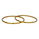 Stylish Gold Plated Designer Daily Wear Bangles