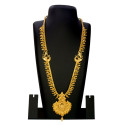 Elegant Gold Plated Net Mango Long Chain with Pendant