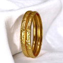 Gold Plated Designer MC Pipe Bangles for Women