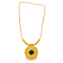 South Indian Traditional Gold-Plated Pendant Necklace
