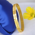 Stylish Gold Plated Daily Wear Plain Bangles