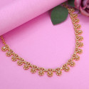 Stunning Gold Plated AD Stone Necklace