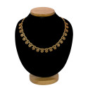 Stunning Gold Plated AD Stone Necklace