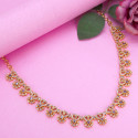 Stunning Gold Plated AD Stone Necklace