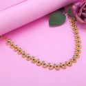Elegant Gold Plated Designer Stone Necklace for Women