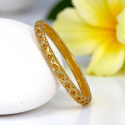 Elegant Gold Plated Designer Net Bangle