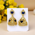 One Gram Gold Traditional Palakka Jimikki Earrings