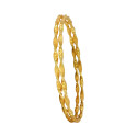 Elegant Gold Plated Designer Spiral Bangles