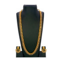 High Quality Antique Gold Plated Kundan Stone Long Chain Set
