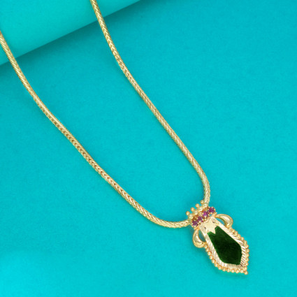 Trendy Gold Plated Small Nagapadam Pendant Necklace