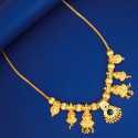Traditional Gold Plated Lakshmi Pendants Necklace