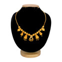 Traditional Gold Plated Lakshmi Pendants Necklace