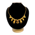 Traditional Gold Plated Lakshmi Pendants Necklace