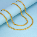 Stylish Gold Plated Gent's Cuban Link Chain-10P