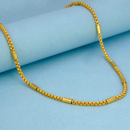 Gold Plated Box Savitham Short Chain- 18 Inch