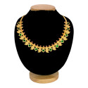 Ethnic Round Enamel Gold Plated Lakshmi Mango Choker
