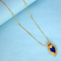 Traditional Gold Plated Mango Pendant Chain