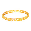 Elegant Gold Plated Heart Designer Medium Bangle