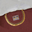 Antique Kemp Teardrop Lakshmi Coin Necklace Set