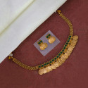 Traditional Antique Kemp Lakshmi Kasu Choker Set