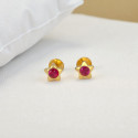 Twinkling Star Gold Plated Second Studs