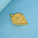 Elegant Gold Plated Crescent Muslim Thali Pendant