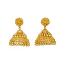 Stylish Gold Plated Medium Jhumka Earrings