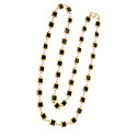 Fashionable Light-weight Black Stone Chain