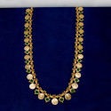 South Indian Gold Plated Lakshmi Kasu Palakka Mala
