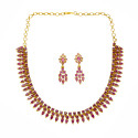 Antique Semi-Precious Stone Party wear Necklace Set