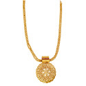 Double Layer Ball Chain Ruby Stone Floral Necklace