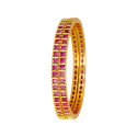 Gold Plated Square Semi Precious Stone Bangles