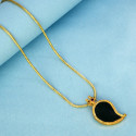 Traditional Gold-Plated Mango Pendant Chain