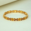 Trendy Gold Plated Designer Stone Bangle