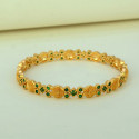 Trendy Gold Plated Designer Stone Bangle