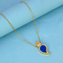 Traditional Gold-Plated Mango Pendant Chain