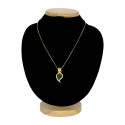 Traditional Gold-Plated Mango Pendant Chain