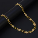 Traditional Gold Plated Lakshmi Cash Chain/ Kashu Manimala