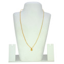 Delicate Gold-Plated Heart Pendant Necklace