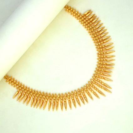 Elegant Traditional Gold Plated Jasmine Necklace