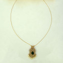 Trendy Invisible Chain CZ Victorian Necklace