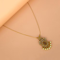 Trendy Invisible Chain CZ Victorian Necklace