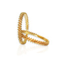 Gold Plated Two Line designer Bangles
